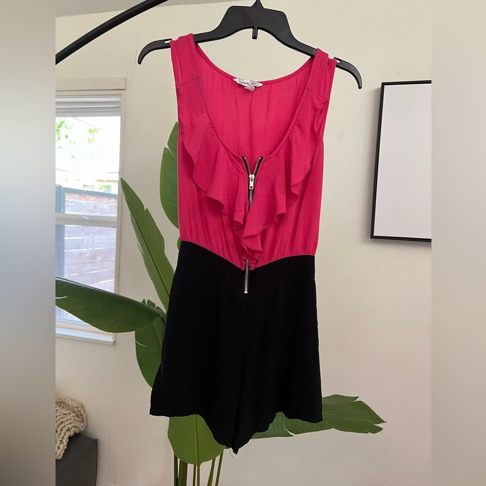 Black & Pinker Romper